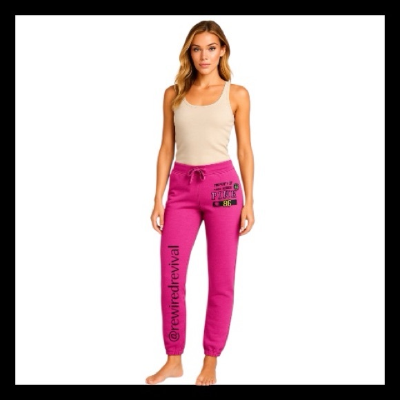 Vintage PINK Cropped Sweatpants